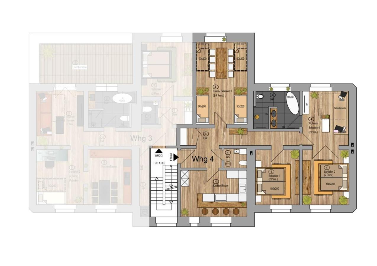 Wohnen Im Schloss - Alter Bahnhof Von Apartment
